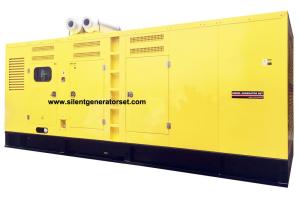 Wholesale Yellow Color MITSUBISHI Diesel Engine Generator Set 50HZ 1100KW / 1375KVA from china suppliers