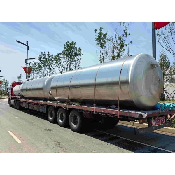 Vertical Receiver Tank Stainless Steel Compressed Air Buffer Tank For Electronics Assembly