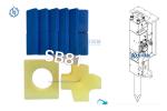 NBR SB81 Hydraulic Hammer Damper Cushion Yellow Blue Red