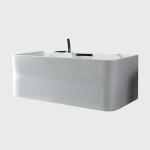 Contemporary Soaking Acrylic Fiberglass Freestanding Bathtubs 59" For Indoor