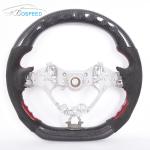 RAV4 Toyota LED Real Carbon Fiber Steering Wheel Custom Black Red 350mm