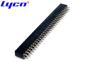 Wholesale 180° DIP PPS Round Female Pin Header 2.54 Mm Machined UL94V-0 from china suppliers