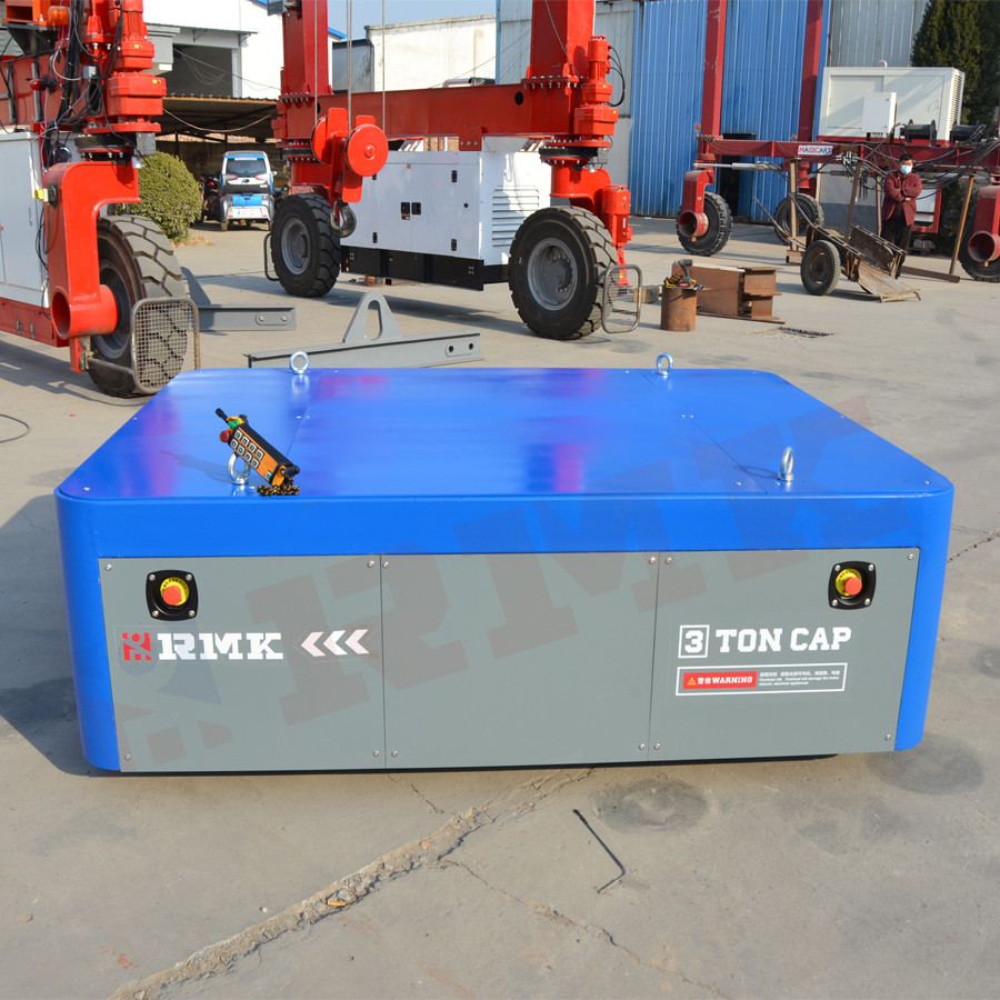 Automatic charging Mold Transfer Car , 3T Hydraulic Lifting Transfer Cart