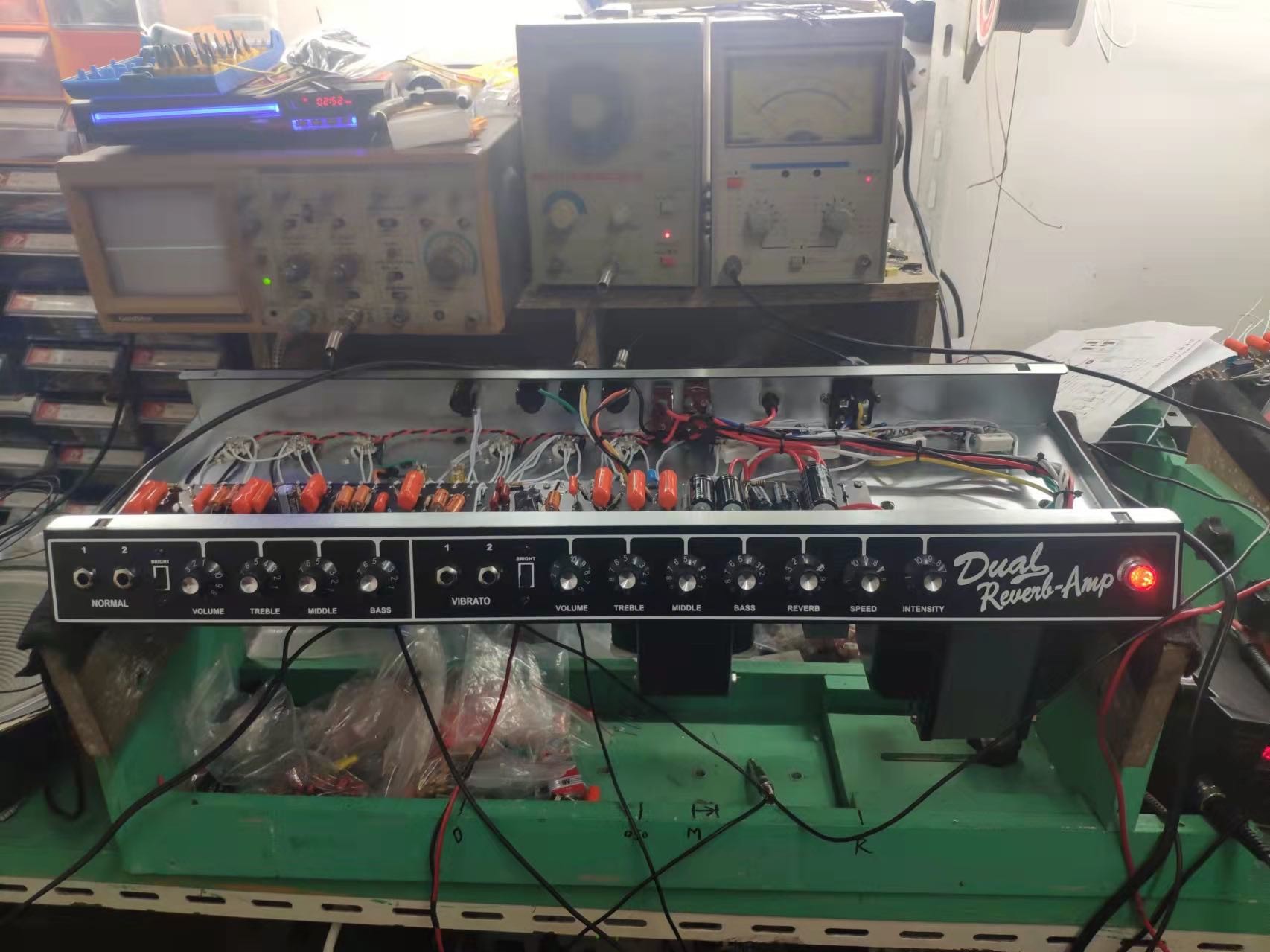 Custom Deluxe 64 Classic Twin Reverb AMP Jj Tubes Ecc83*5, Ecc82*1, 6L6*4 Accept Guitar Amplifier OEM Princeton Reverb T