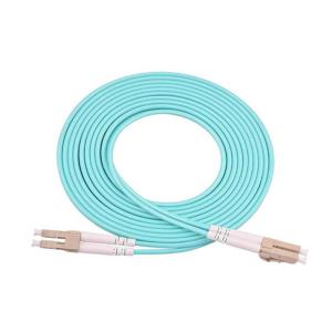Wholesale multimode lc lc connector om4 50/125 duplex jumper lszh jacket 1m fiber optic patch cord from china suppliers