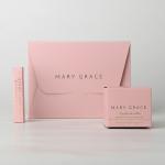 300gsm Paper Pink Cosmetic Packaging Box Gold Foil Printing Boxes