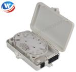 White 4 Core Fiber Optic Termination Box IP65 Outdoor Fiber Optic Distribution