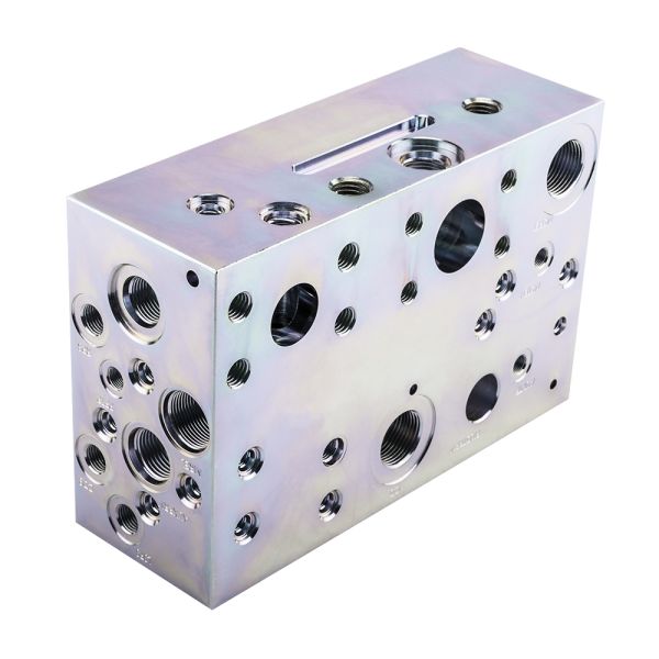 Hydraulic Manifold Block CNC Custom Production Factory Offering One-Stop Design Manufacturing and Testing Solutions for Engineering Hydraulic