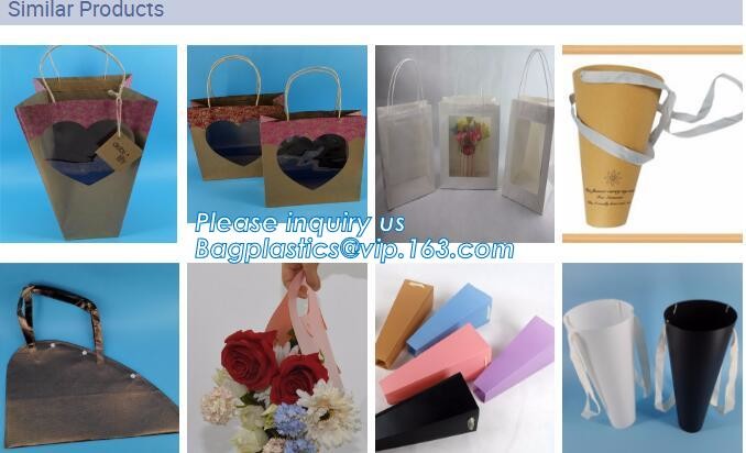 Wholesale Durable Colorful Custom Printed Cake Packaging Gift Paper Bag With Flower, Tote Carrier Gift Bags bagease pac