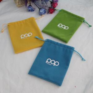 Wholesale Fancy Small Colorful Velvet Drawstring Bag For Christmas / Halloween Gift from china suppliers
