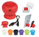 Freeuni Promotional Silicone sucker Wireless speaker Streo outdoor bluetooth