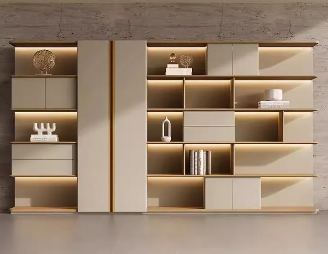 Modern Furniture Wood High Storage Cabinets Office Furniture Office File Cabinet
