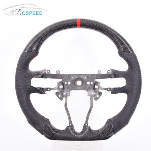 Wholesale Alcantara Honda Civic Steering Wheel Carbon Fiber Matte Sport Car from china suppliers
