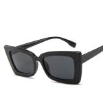 BSCI Trendy Fashion Sunglasses Women Rectangle Frame Clear Mirror Lens Glasses