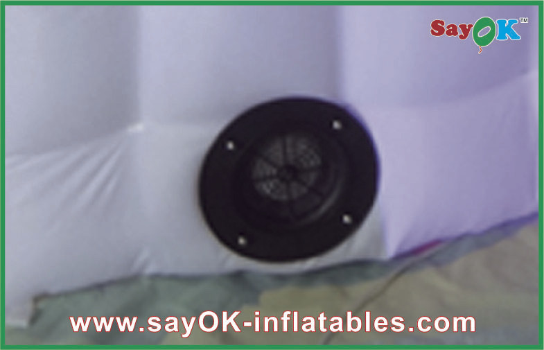 Oxford Cloth Led Inflatable Photo Booth Kiosk Tent , Inflatable Photobooth