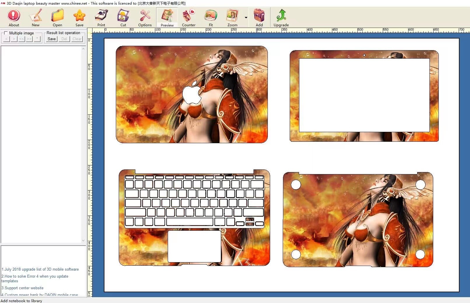 Pc Computer Software Customized Mobile Phone Tablet Sticker Back Sticker