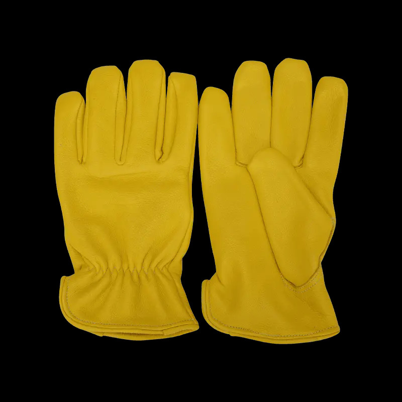 work glove, safety glove, leather glove, cowhide leather glove, cut resistant cowhide leather glove