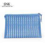 Clear Transparent Zipper PVC Polyester Makeup Cosmetic Bags