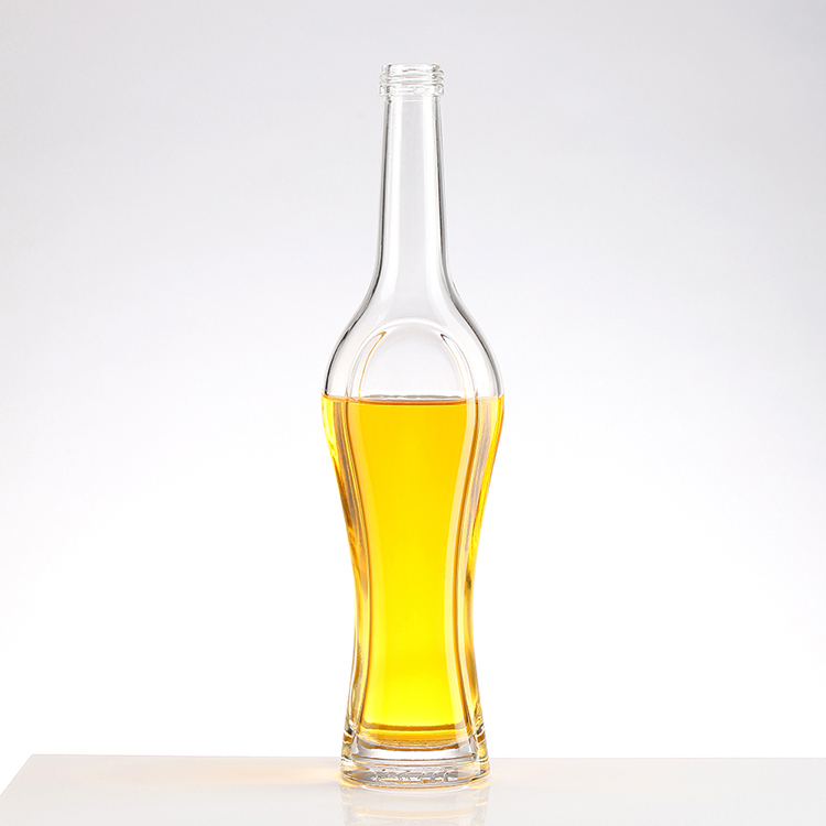 Hot Stamping 500ml Wine Whisky Vodka Bottle with Cap within 500ml Size