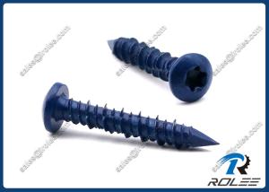 Wholesale Blue Ruspert 410 Stainless Steel Torx Drive Pan Head Concrete Screw from china suppliers
