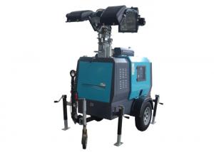 Wholesale Manual start Mobile Light Tower with 4*1000W  metal halide lamp Kubota engine generator from china suppliers