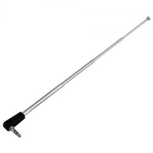 Wholesale VSWR 1.5 4 Section Stainless Steel AM FM Radio Antenna with 3.5mm Jack Connector from china suppliers