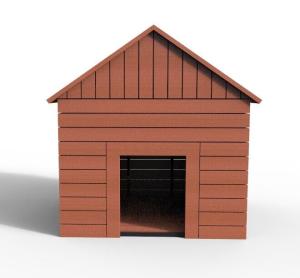 Wholesale Waterproof Outdoor Pet House Steel And Plastic Wood Material Comfortable For Dog from china suppliers