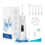 Oral Irrigator Dental Care 350ml Tank LED Display Rechargeable USB Portable