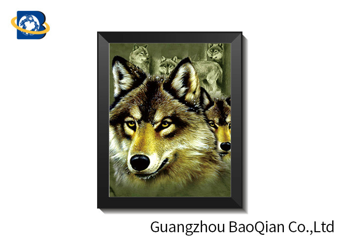 Durable Advertisement 3D Lenticular Pictures 30 * 40cm Printing Logo