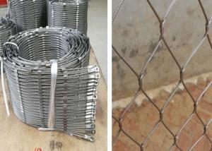 Wholesale Flexible Stainless Steel Rope Cable Mesh For Safety Netting from china suppliers