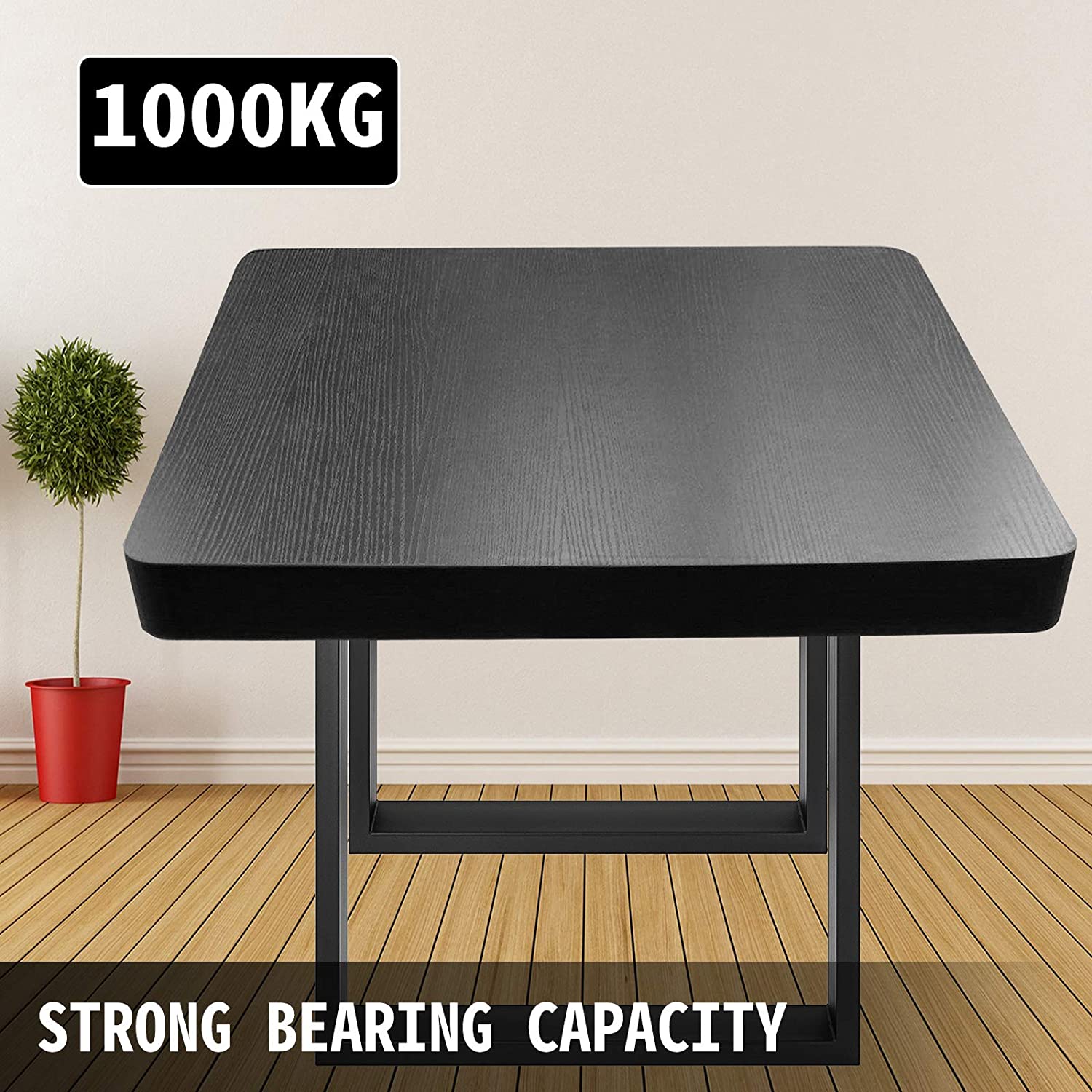 420*400mm Black Metal Table Legs for Industrial Country Style Furniture Design