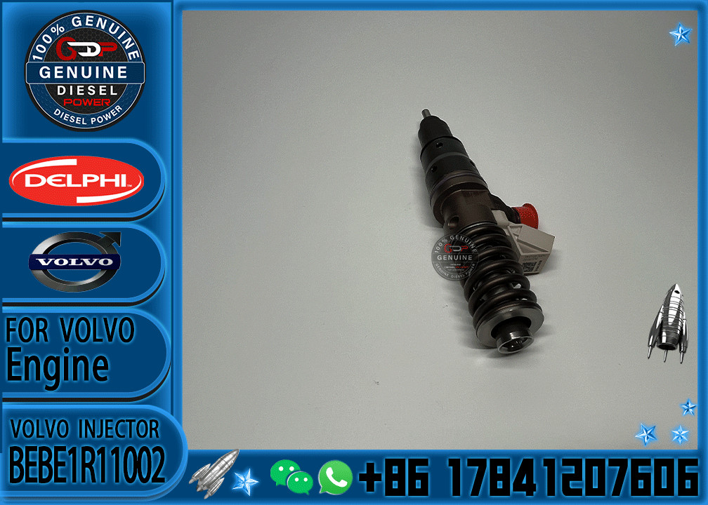 Diesel Fuel Injector Common Rail Parts 22378579 22501885 28422197 BEBE1R11002 For VOLVO