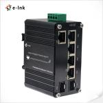 Industrial 4-Port 10/100/1000T 802.3bt 90W PoE + 1-Port 10/100/1000T + 2-Port