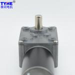 58mm 12V DC Right Angle Gear Motor 15kg.Cm 5V 5rpm Double Shaft