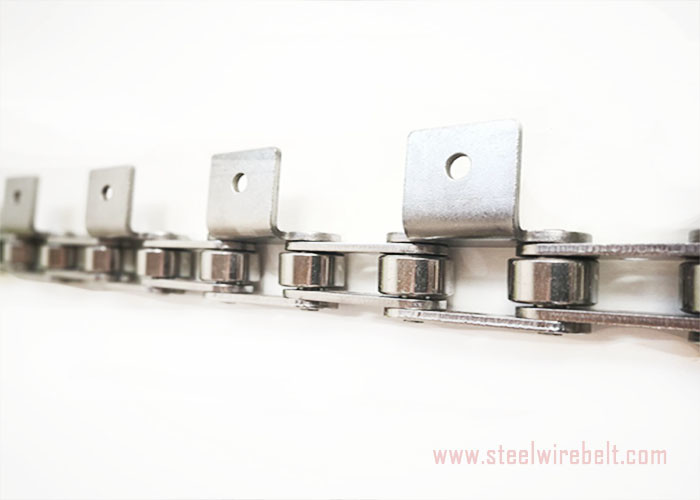 Durable Roller Stainless Steel Conveyor Chain High Frequency Quenching