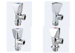 Bathroom Brass Angle Valve 1/2 Inch Chromed Wall Mounted Toilet Water Stop Quick