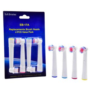 Wholesale Eb-17A Soft Bristle Electric Toothbrush Round Head Replacement For Oral B from china suppliers