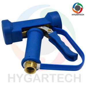 Wholesale Brass Industrial Water Gun With Trigger Safty Protection Loop For Hot Water Garden Cleaning Washdown Cleaning from china suppliers