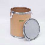 Metal Lid 10 Gallon Fiber Drum With Lid Lever Lock Ring For Chemicals
