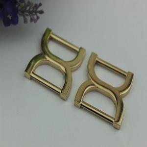 Wholesale Bag fitting zinc alloy 25 mm light gold metal straps buckles for webbing from china suppliers