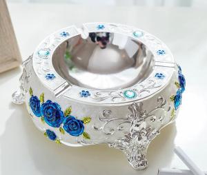 Wholesale 4mm Souvenir Gift Zinc Alloy Cigar Vintage Pocket Ashtray from china suppliers