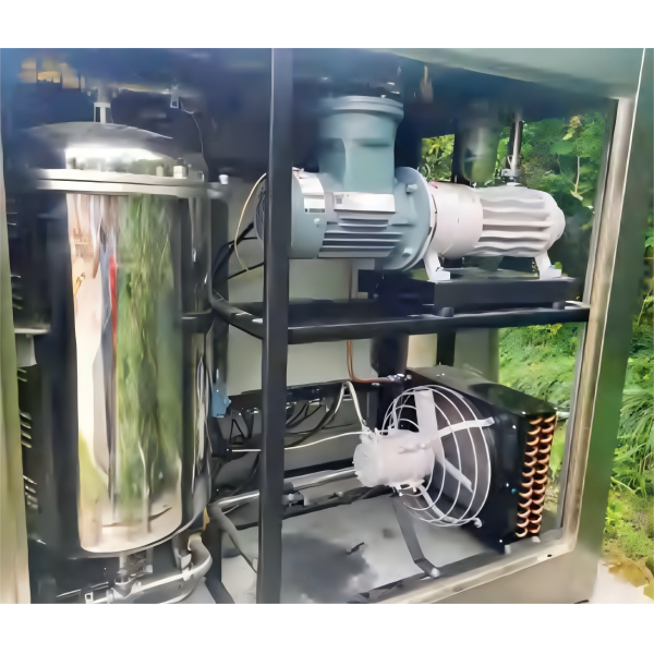 Low Noise Oil Free Vacuum Pump with High Vacuum and Corrosion Resistant Materials for Hygienic Applications