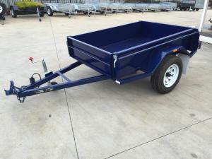 Wholesale Undercoated 750KG 7x4 Single Axle Painted Trailer Lockable Plunger Coupling from china suppliers