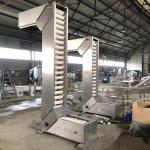 Z Shaped Nuts Feeding Conveyor Cereal Grain 3l Vertical Bucket Elevator