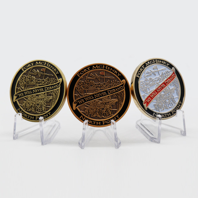 3D 2d Enamel Coin Collecting Factory Customize Coin Brass Gold Collections Challenge gold Coin with Packing Box