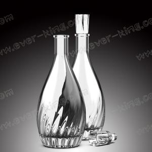 Wholesale 750ml Transparent Premium Liquor Glass Bottles from china suppliers