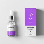 Eco Friendly Cosmetic Packaging Box 30ml Essential Oil Dropper Bottle Packaging