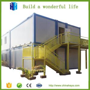 Wholesale ready made two story foldable container house prefabricated in tamilnadu from china suppliers