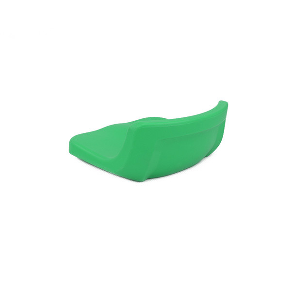 Outdoor Fixed Plastic Bleacher Seat Fire Retardant / Grass Green Stadium Seats
