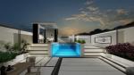 Transform Your Outdoor Space with AUPOOL's Clear Acrylic Panel Fiberglass